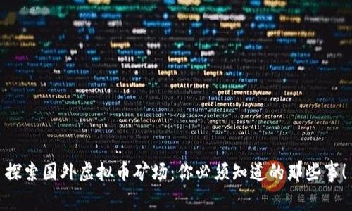 探索国外虚拟币矿场：你必须知道的那些事！