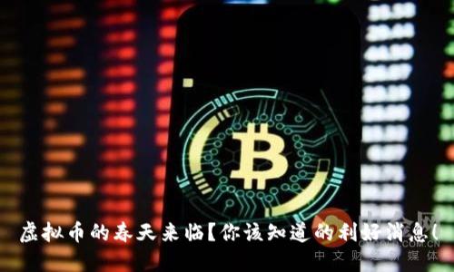 虚拟币的春天来临？你该知道的利好消息！